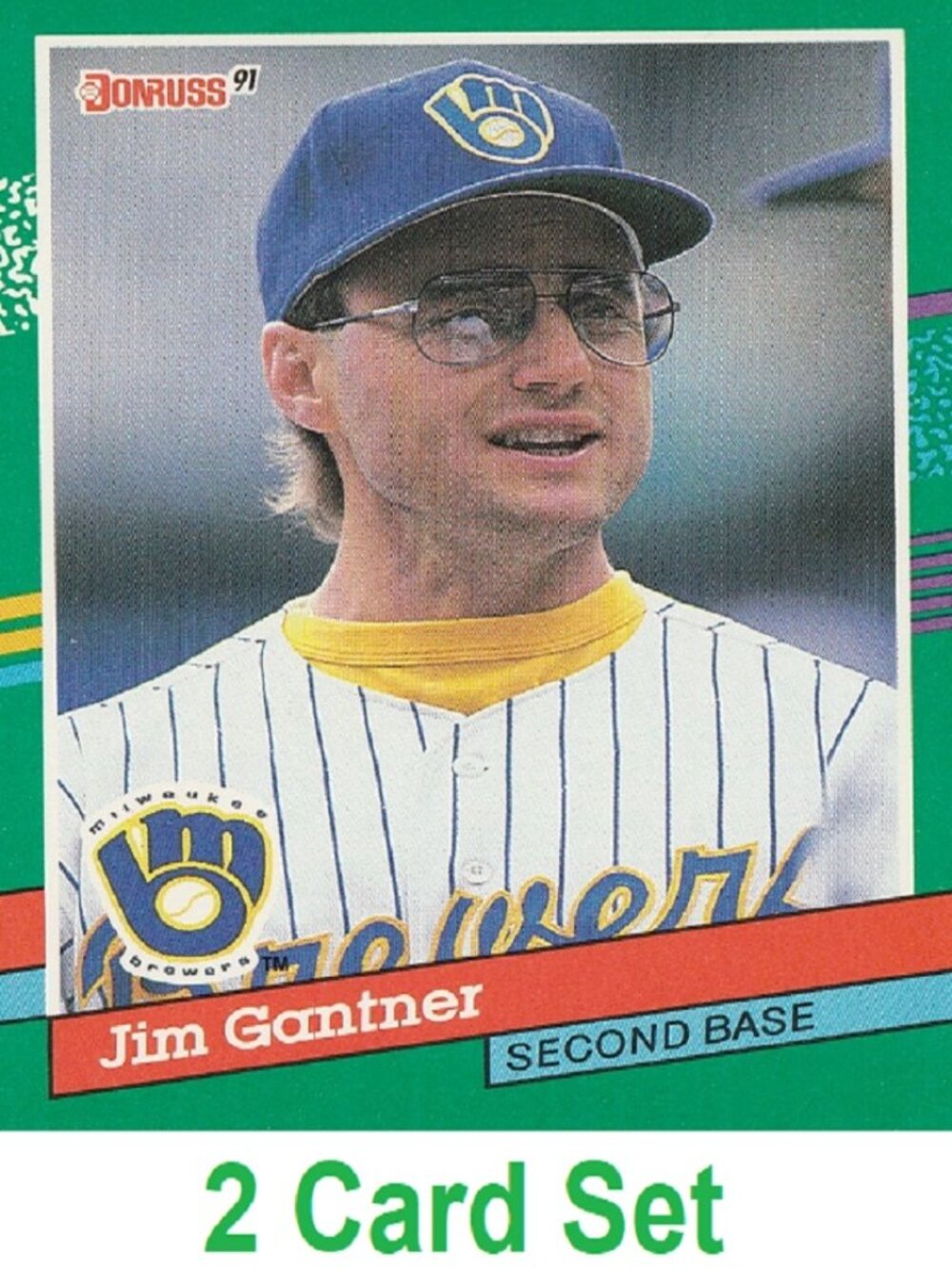 Jim Gantner Baseball Card Collection